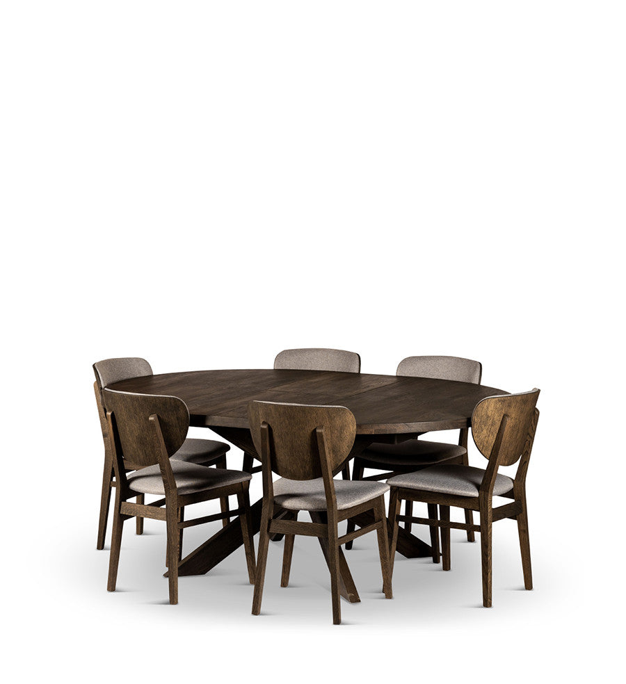 Hjemse spisebord inklusive ileggsplate StenExpo Spisebord