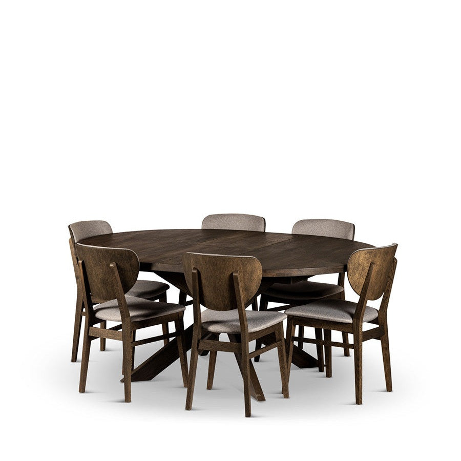 Hjemse spisebord inklusive ileggsplate StenExpo Spisebord