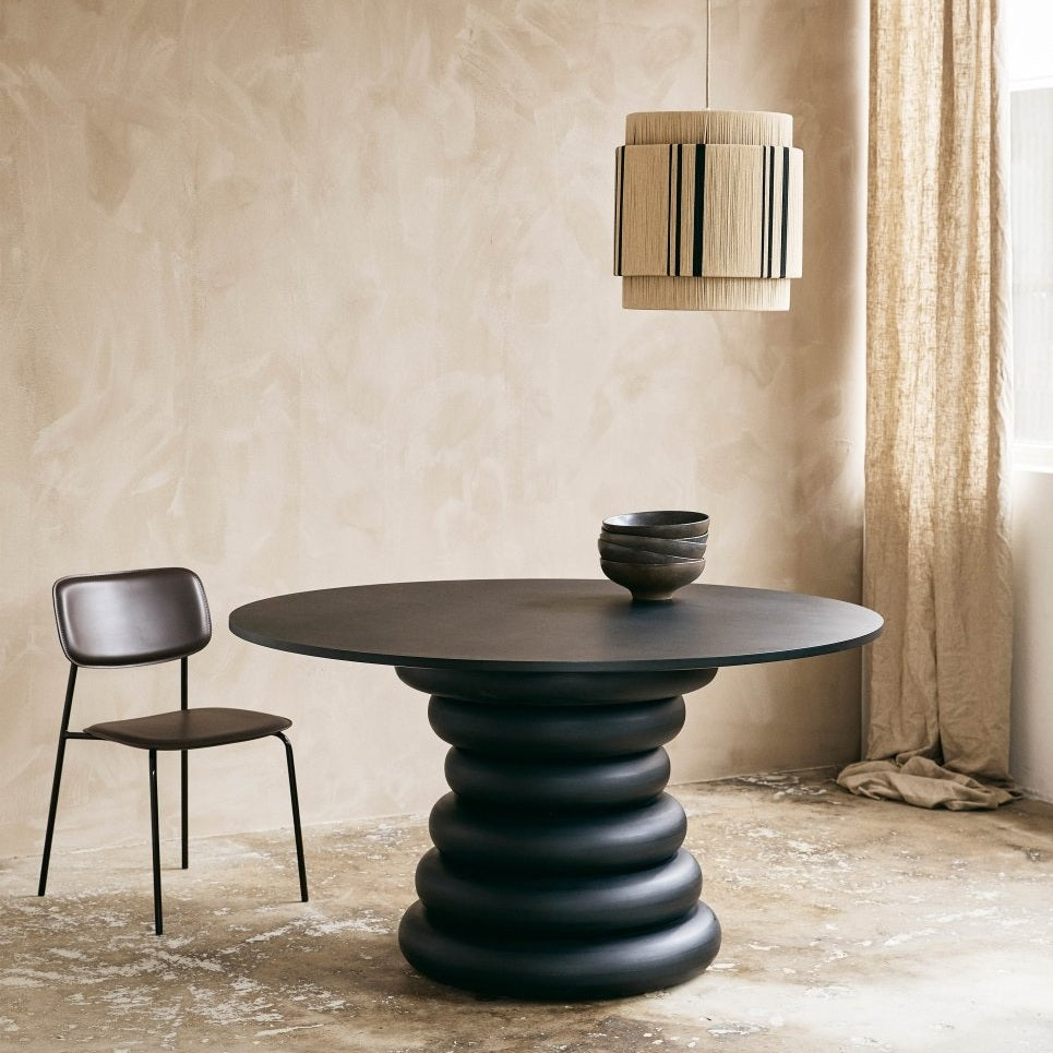 INEZ-skål, L - svart Nordal TABLEWARE