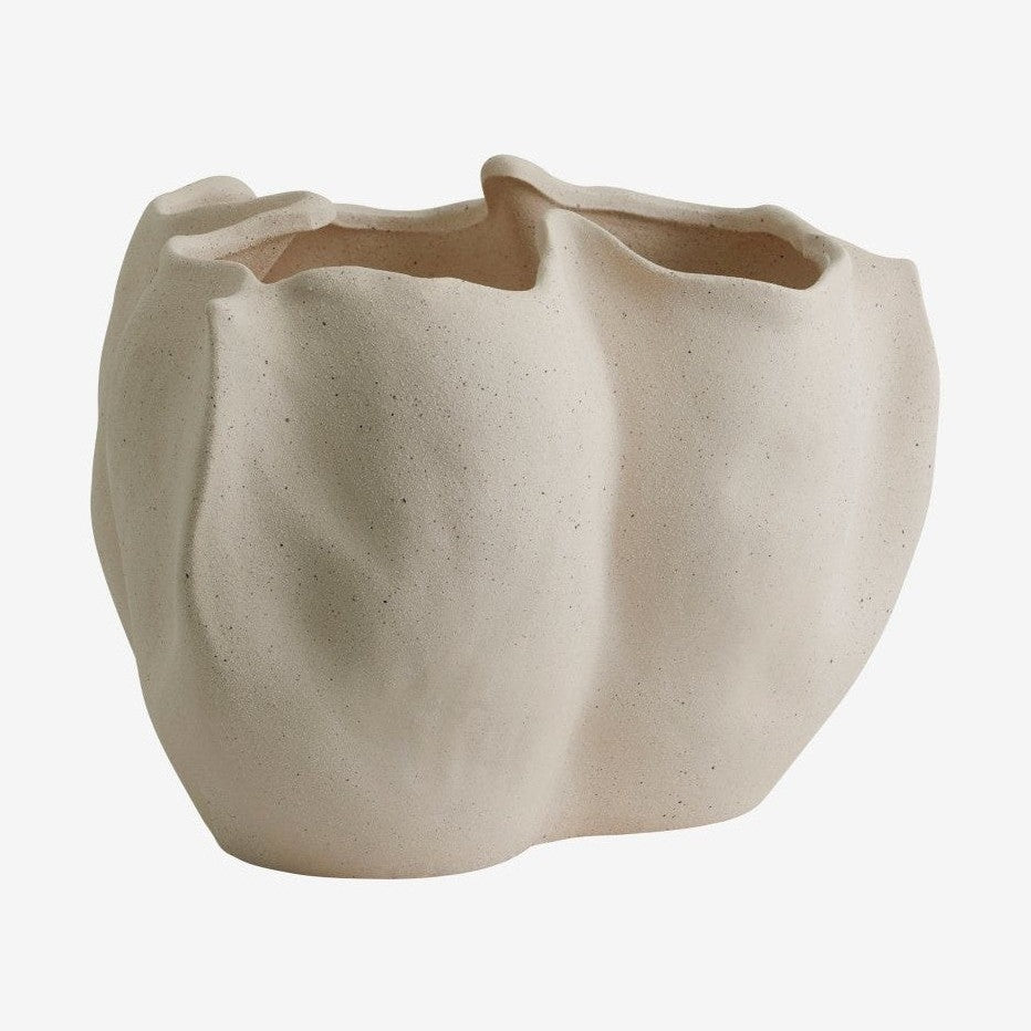 ISABELA skål/urtetappe ø33 cm - krem Nordal VASEBOWL