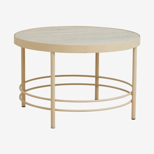 JUNGO rundt sofabordet - ø80 cm - sand Nordal TABLES
