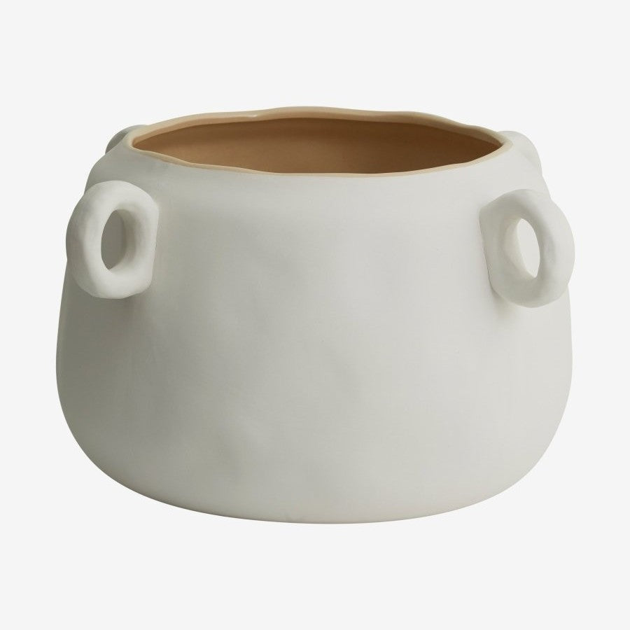 KARLO urtepotte ø34 cm - hvit/beige Nordal VASEBOWL