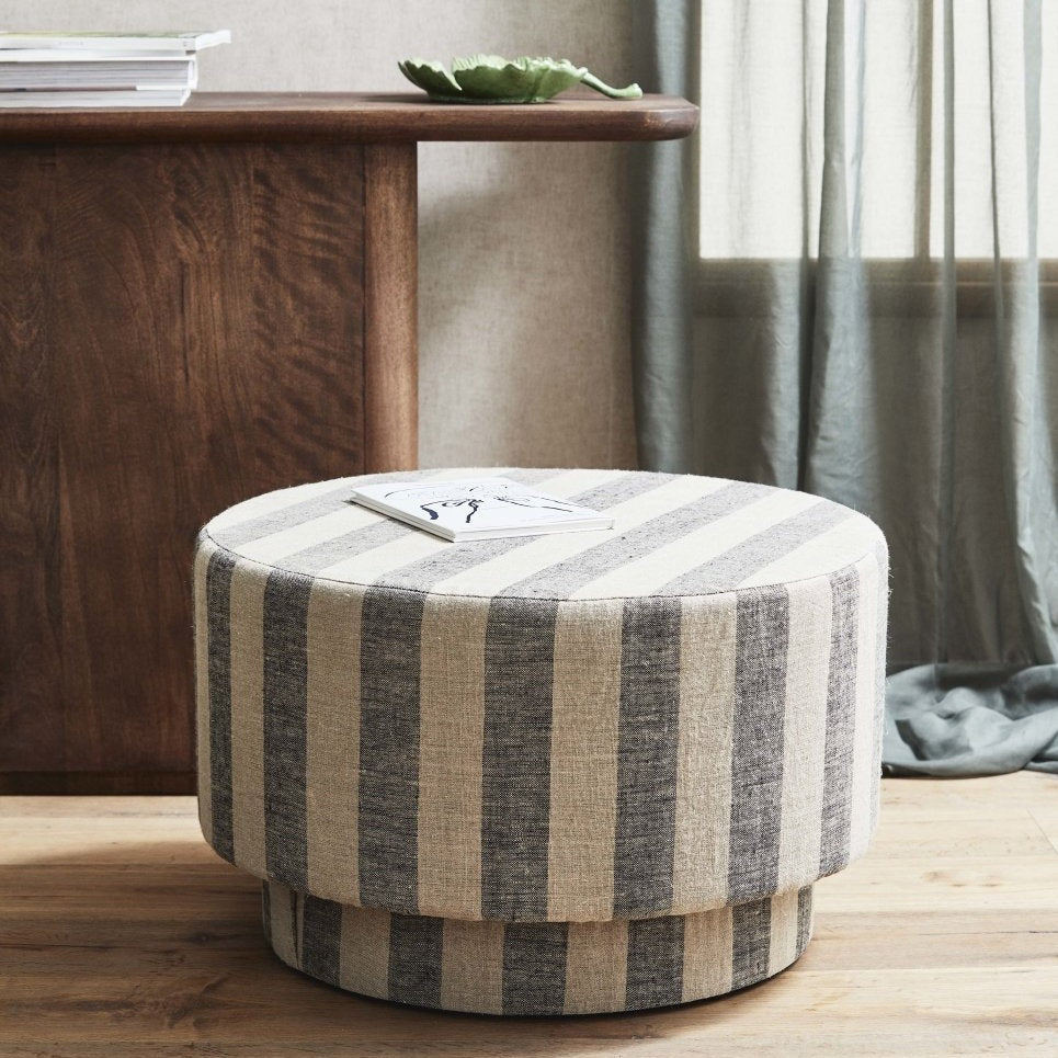 LADOGA puf - beige/grå Nordal STOOLS