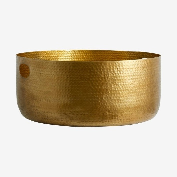 LAIKA aluminium kurv - stor - ø60 cm - gull finish Nordal VASEBOWL