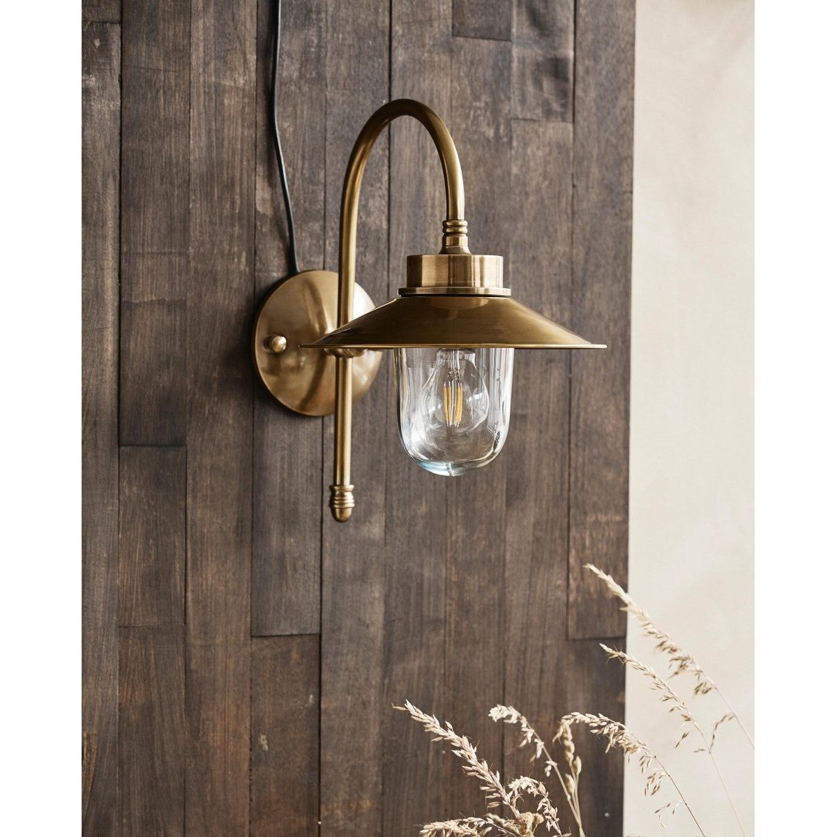 LASON vegglamper, utendørs - messing Nordal LAMP OUTDO