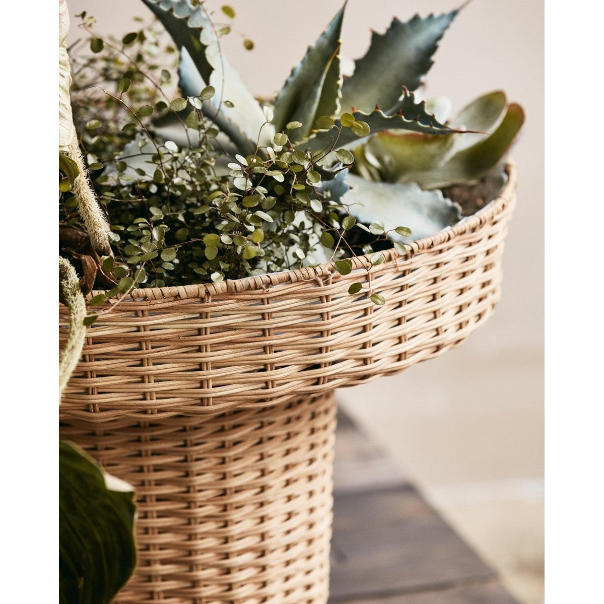 LAURIE potten, høy - natur Nordal INDOOR POT