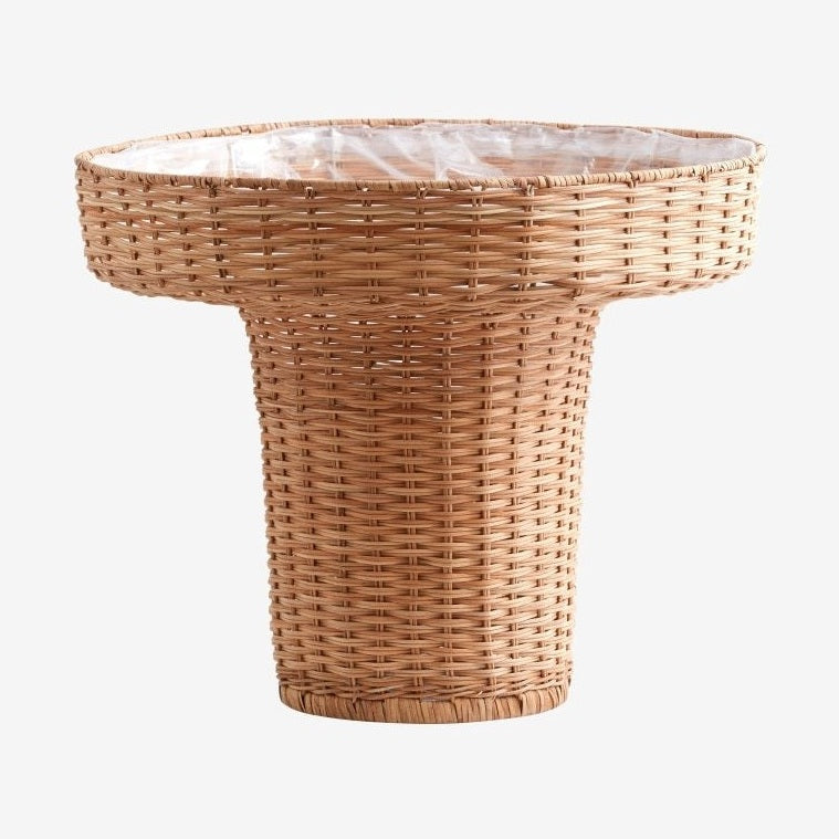 LAURIE potten, høy - natur Nordal INDOOR POT