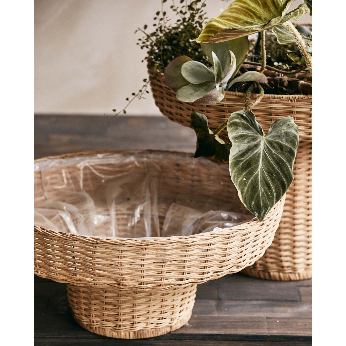 LAURIE potten, lav - natur Nordal INDOOR POT