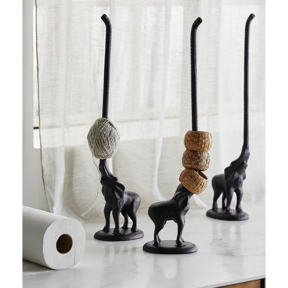 LOHALS-figur i jern - h47 cm - sort Nordal DECO ITEMS