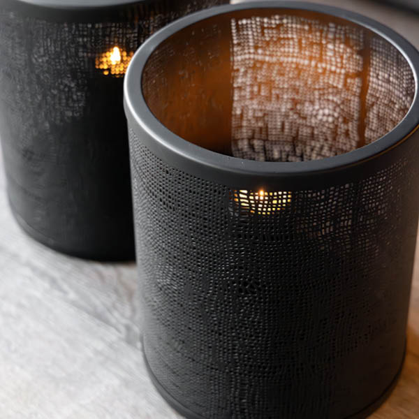 TARANTO Lykta i metall L Artwood Lanterne og lysglass