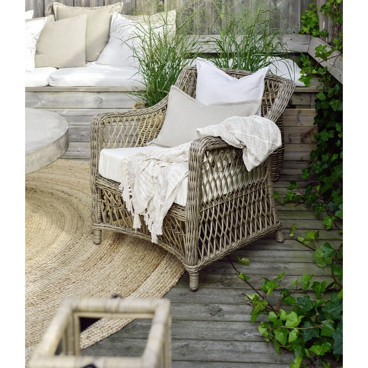 BRAIDED HEMP Ø250 Artwood Teppe