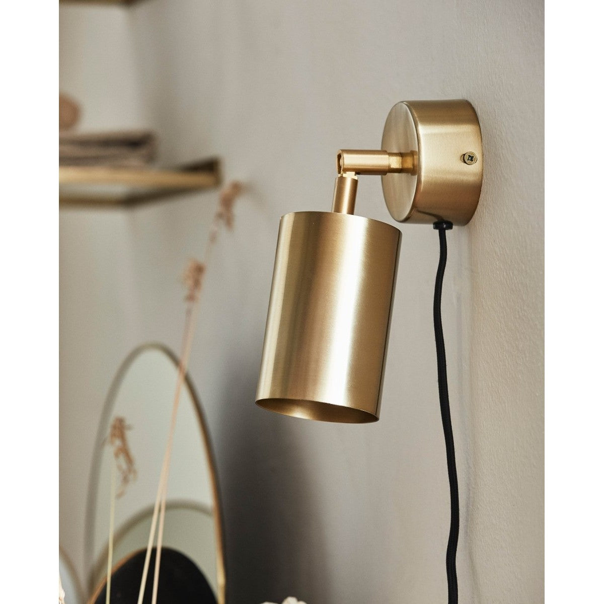 MAIA vegglampe/strålkastere - H19,5 cm - gullfinish Nordal WALL LAMPS
