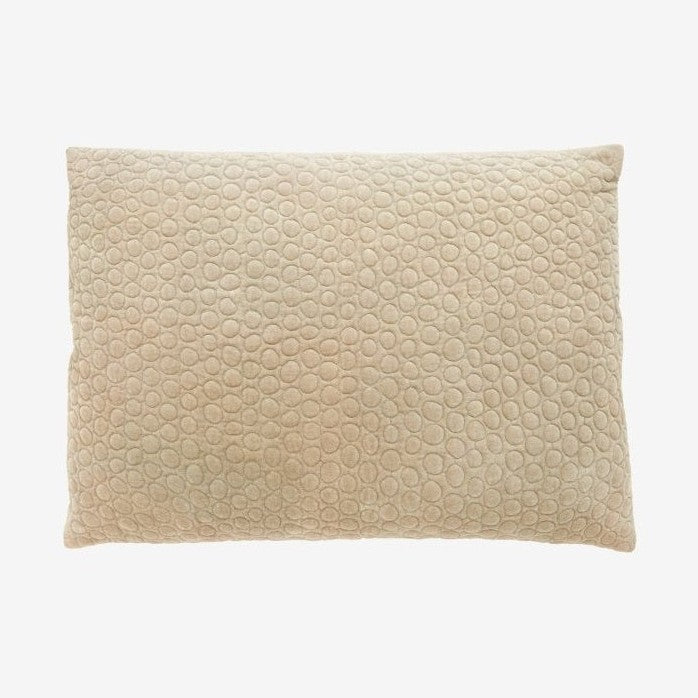 MIZAR-pussybrett i velour med sirkler - 50x70 - pistacien Nordal PILLOWS