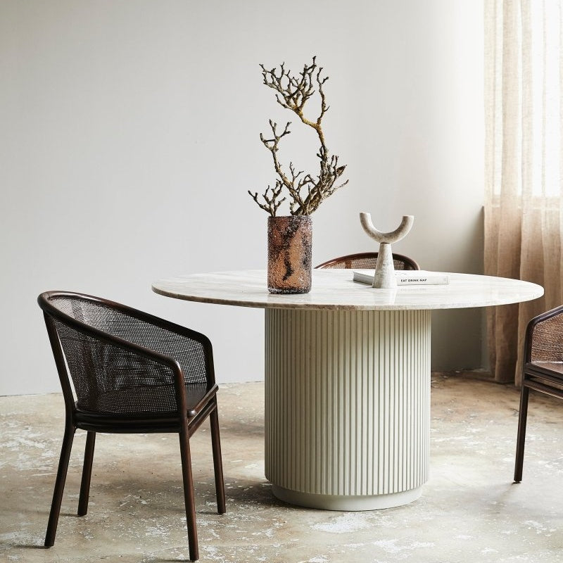 MOSSO spisebordstol - mørkbrun Nordal CHAIRS+ARM