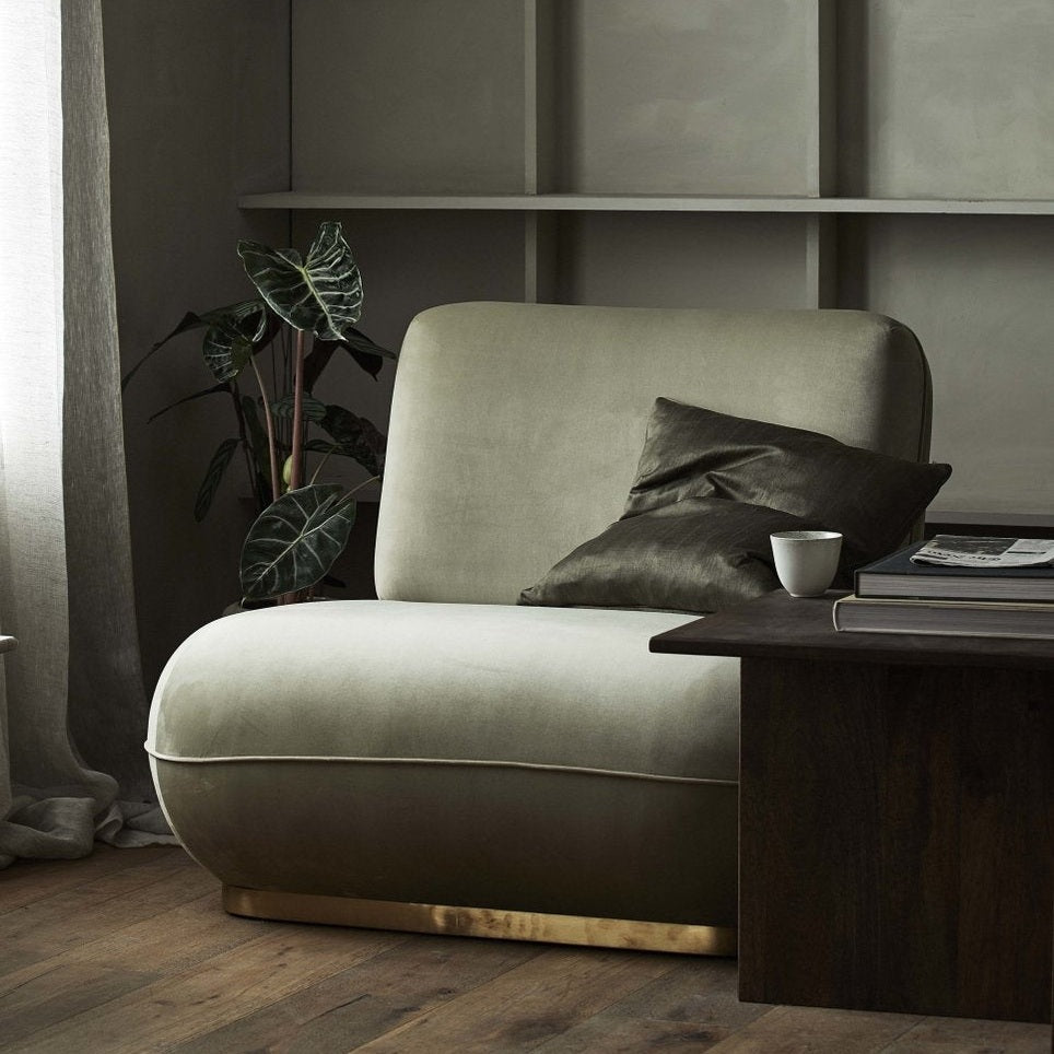 NAOS-pussybrett - 48x48 - mørkgrønn Nordal PILLOWS