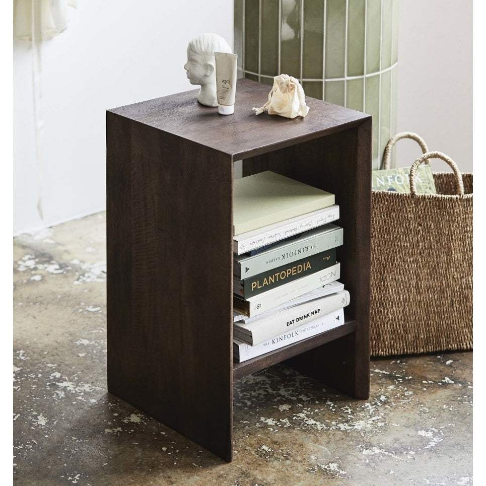 NAPO seng/sidebord - mørkbrun Nordal TABLES