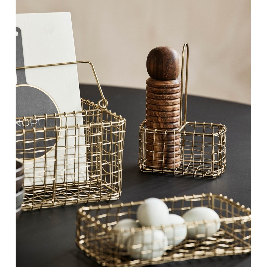 NAVITI oppbevaringsbasseng - gull finish Nordal STORAGE