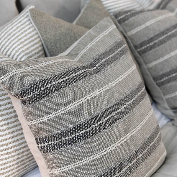 NOMAD MULTI STRIPE Grey putetrekk Artwood Pute
