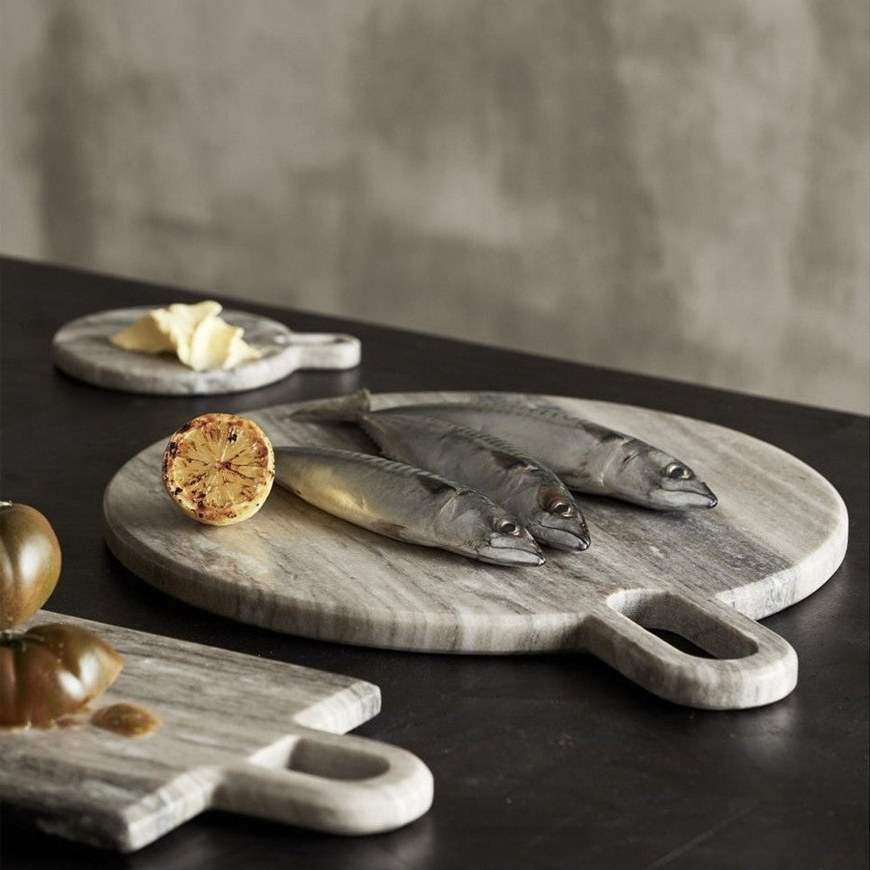 PASILLA skærebrett i marmor - ø40 cm - brun Nordal KITCHEN AC