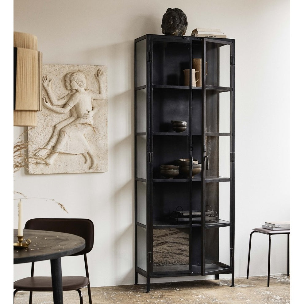 PHOENIX-vinduer i jern - 214x80 - sort Nordal CABINETS