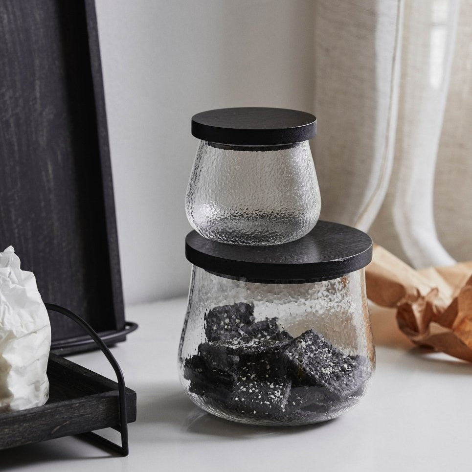 PLUMSI lagringsglass med lokk, S - klar Nordal STORAGE