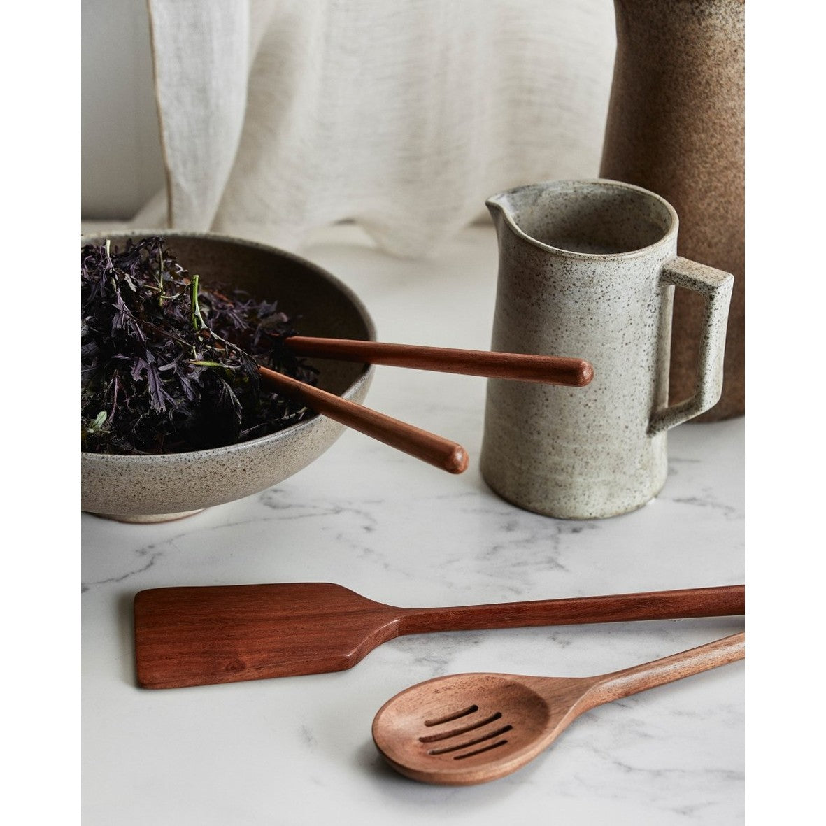 PORRUM salat - natur Nordal CUTLERY