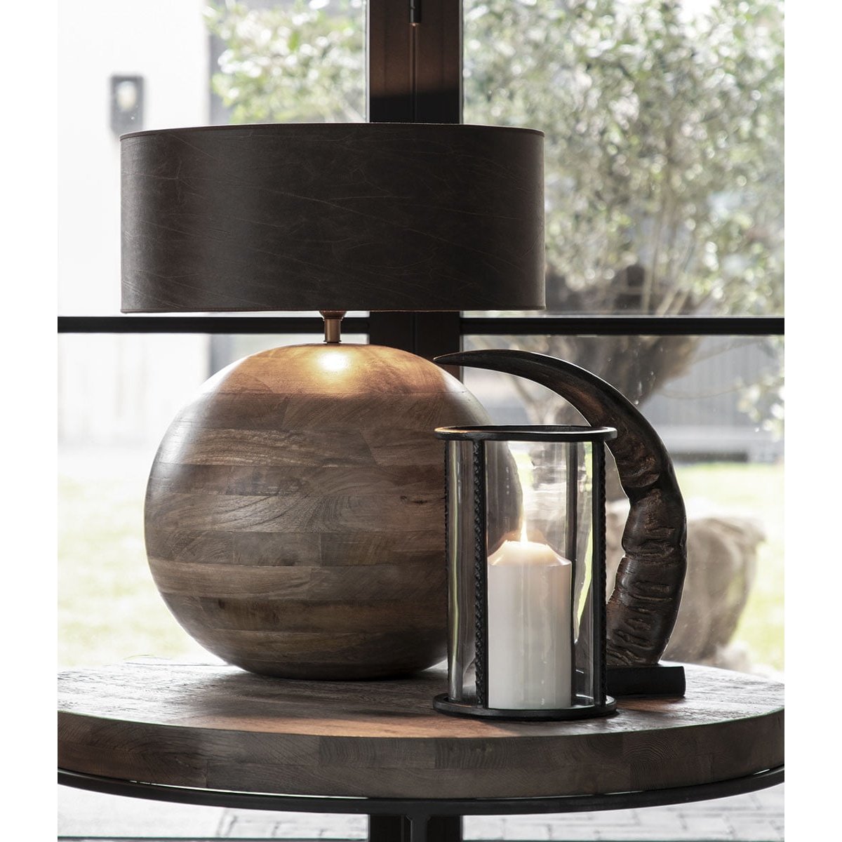 COLT large 50cm Artwood Bordlampe