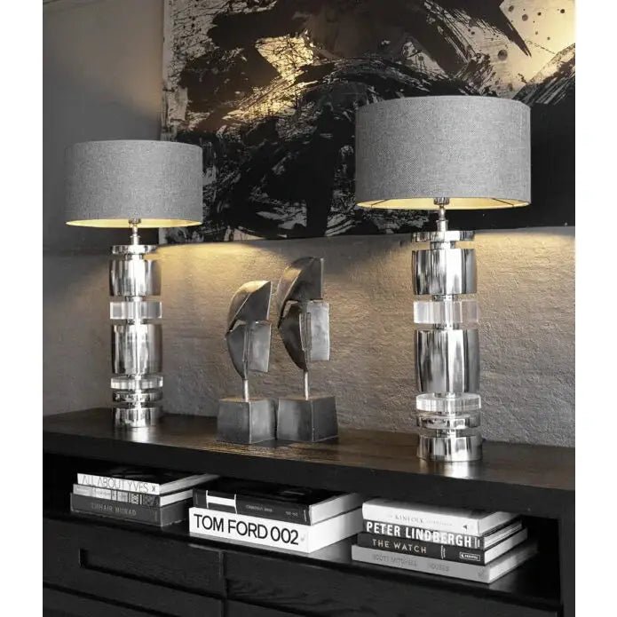 ARMANDO PLEXI Artwood Bordlampe