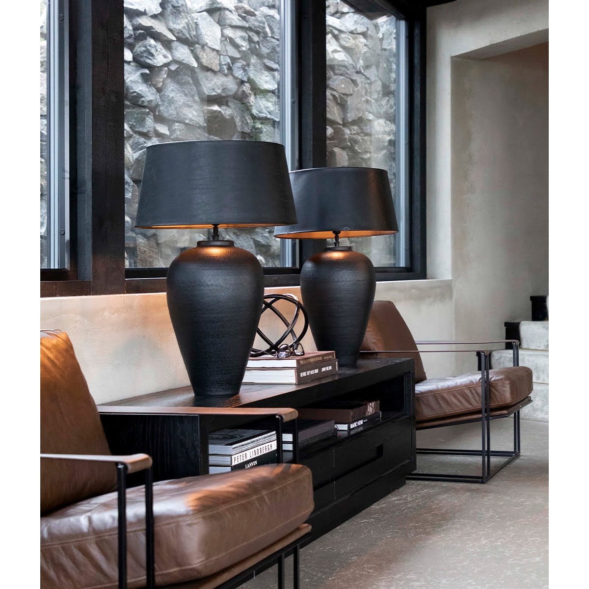 FLORENCE bordlampe mattsvart Artwood Bordlampe