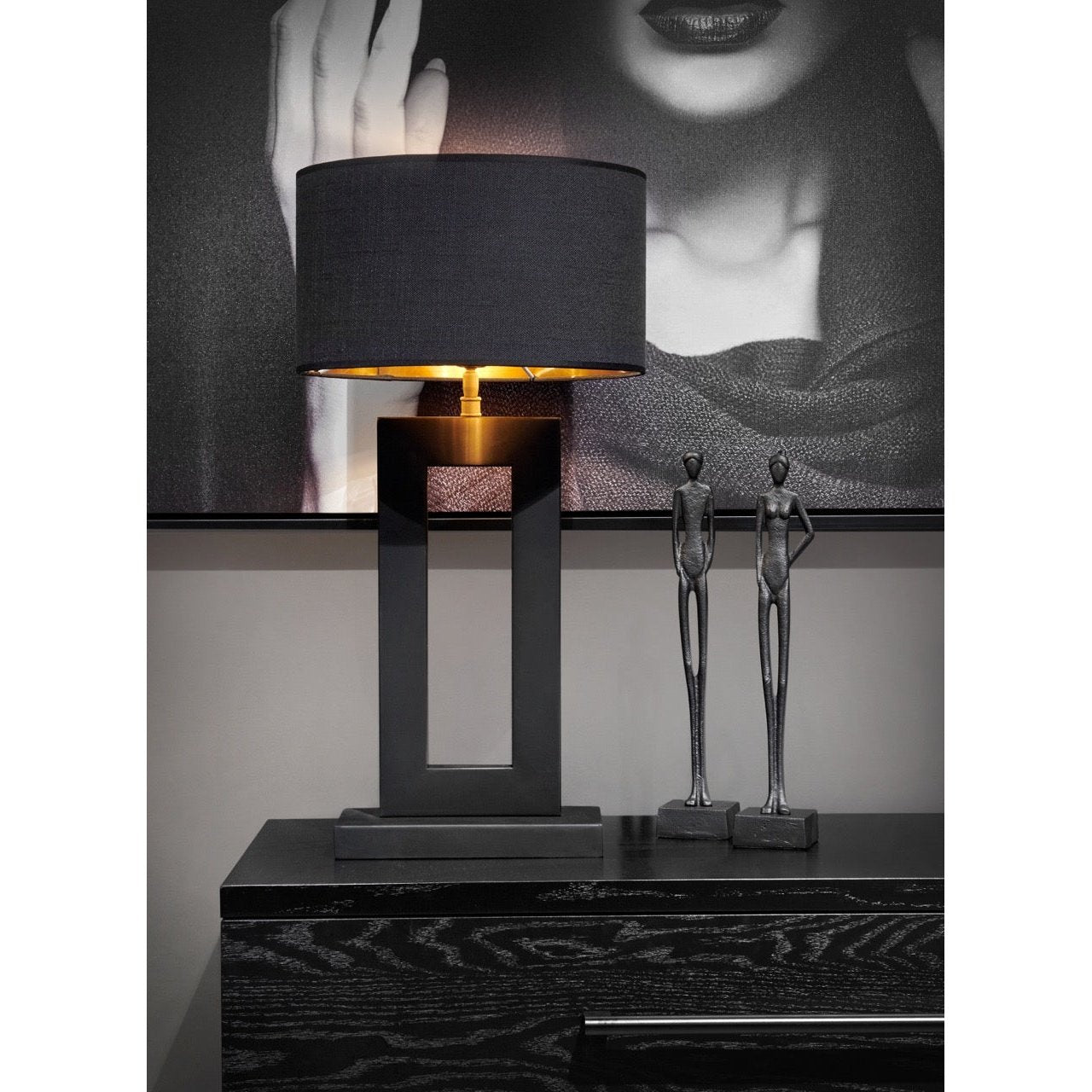 Venice Black Homefactory Bordlampe