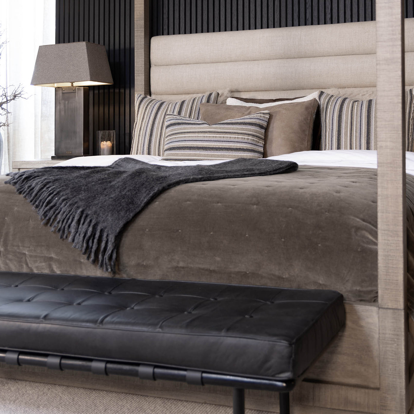 PINETO GREY Putetrekk Artwood Pute