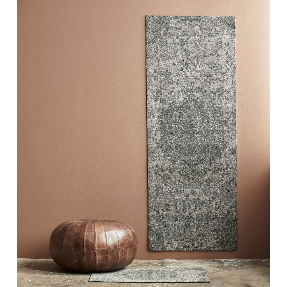 RUGBY runde skinnpuff - ø71 cm - brun Nordal STOOLS