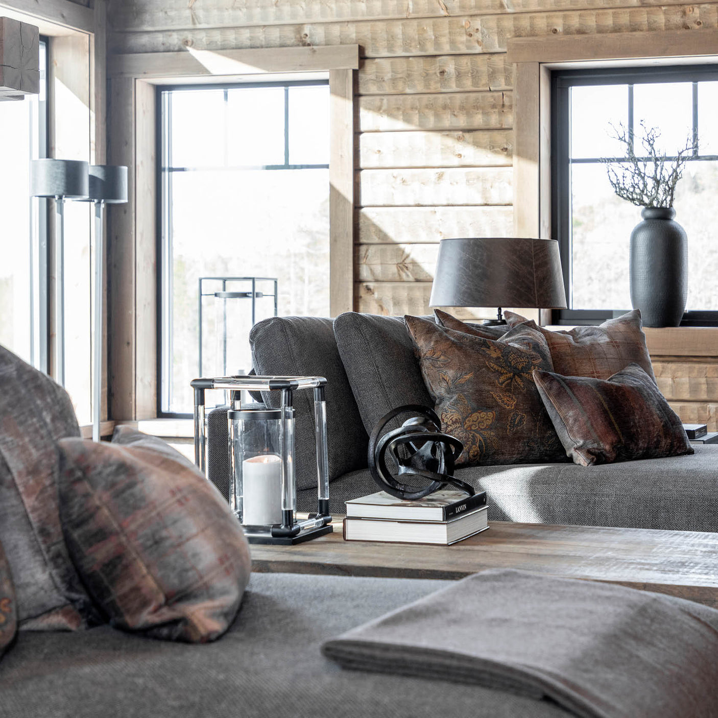 MERANO CHECK BRUCIATIO Putetrekk Artwood Pute