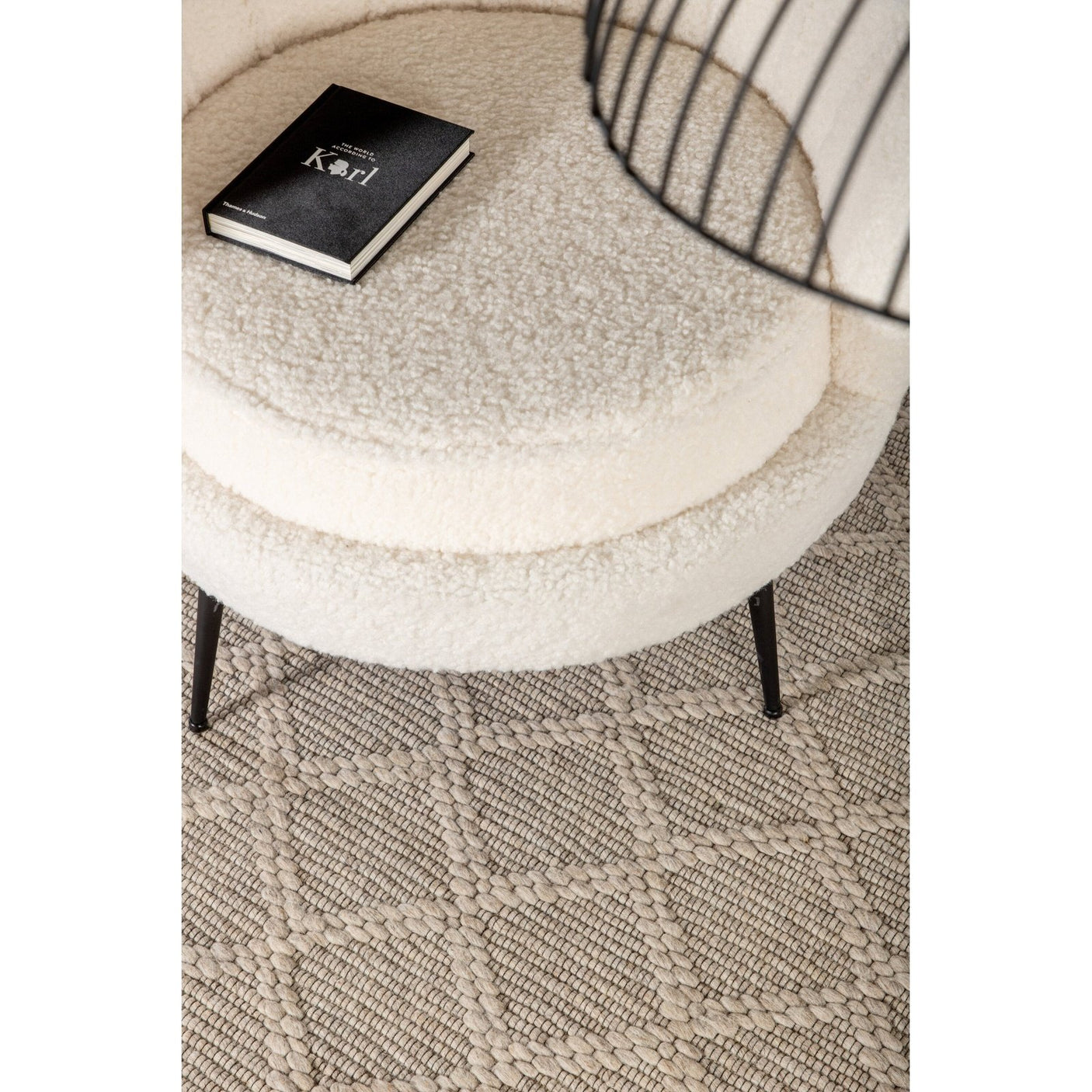 Cloudy ullteppe 200x300 Venture Design Teppe