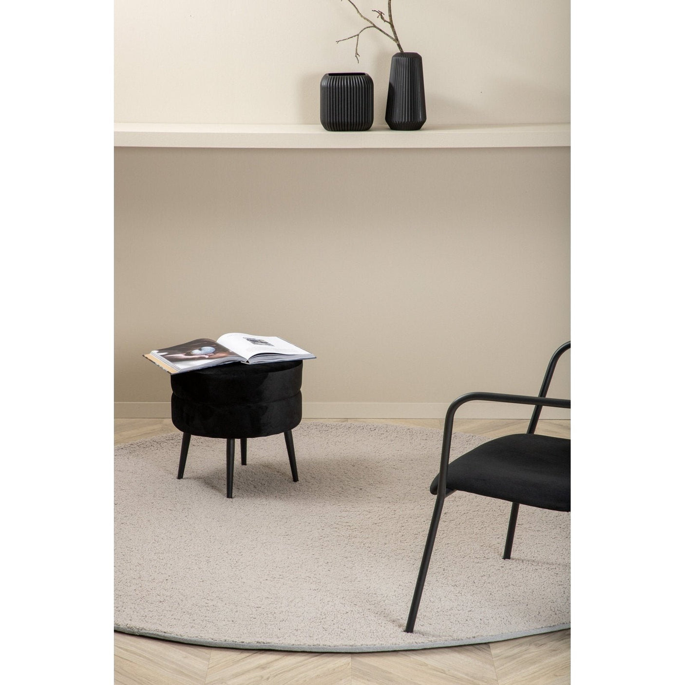 Teddy teppe Ø200 Venture Design Teppe