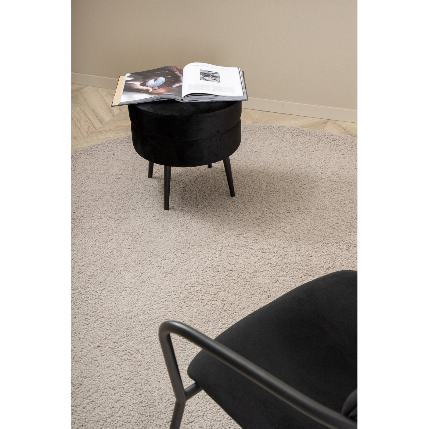 Teddy teppe Ø200 Venture Design Teppe