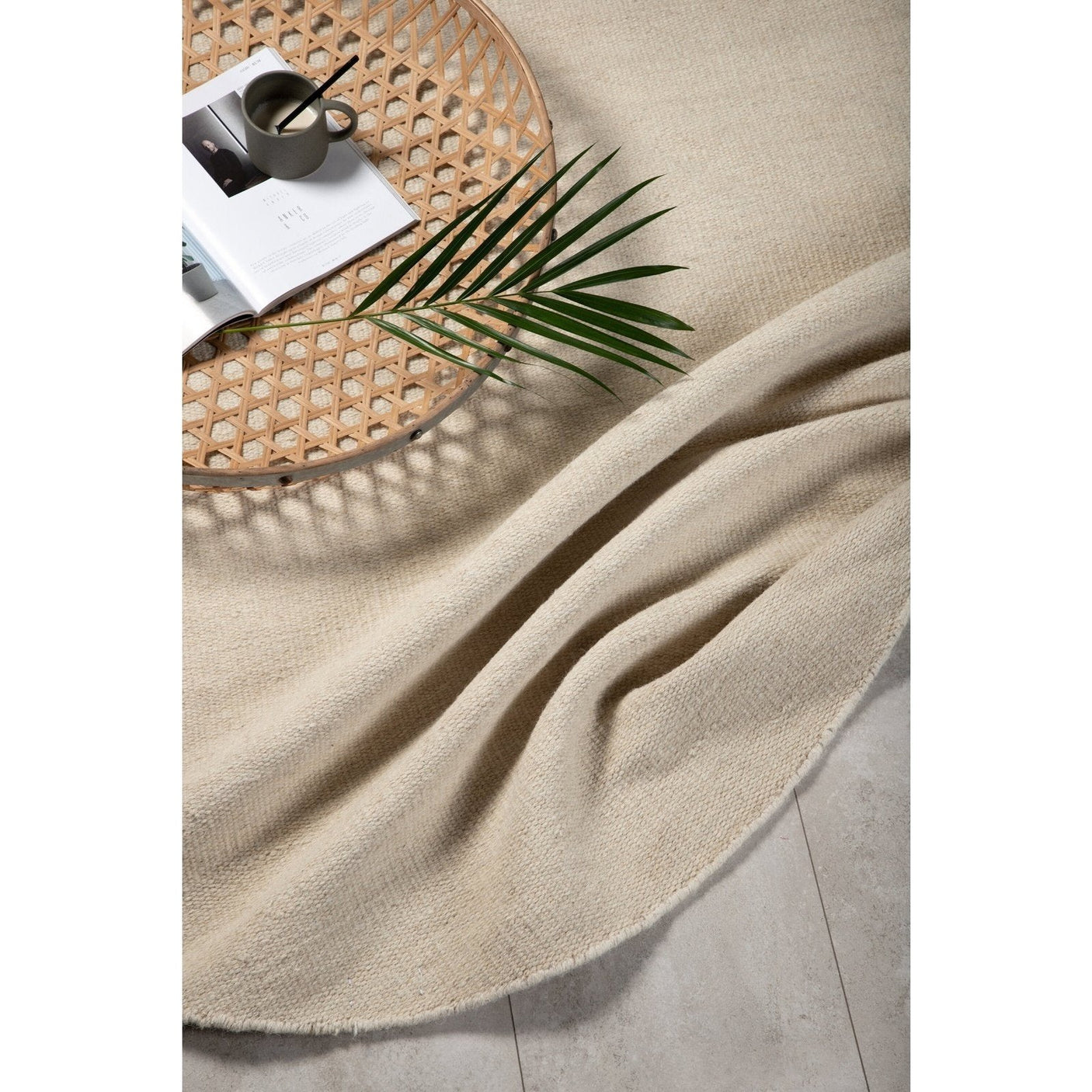 Jaipur ullteppe Ø200 Venture Design Teppe