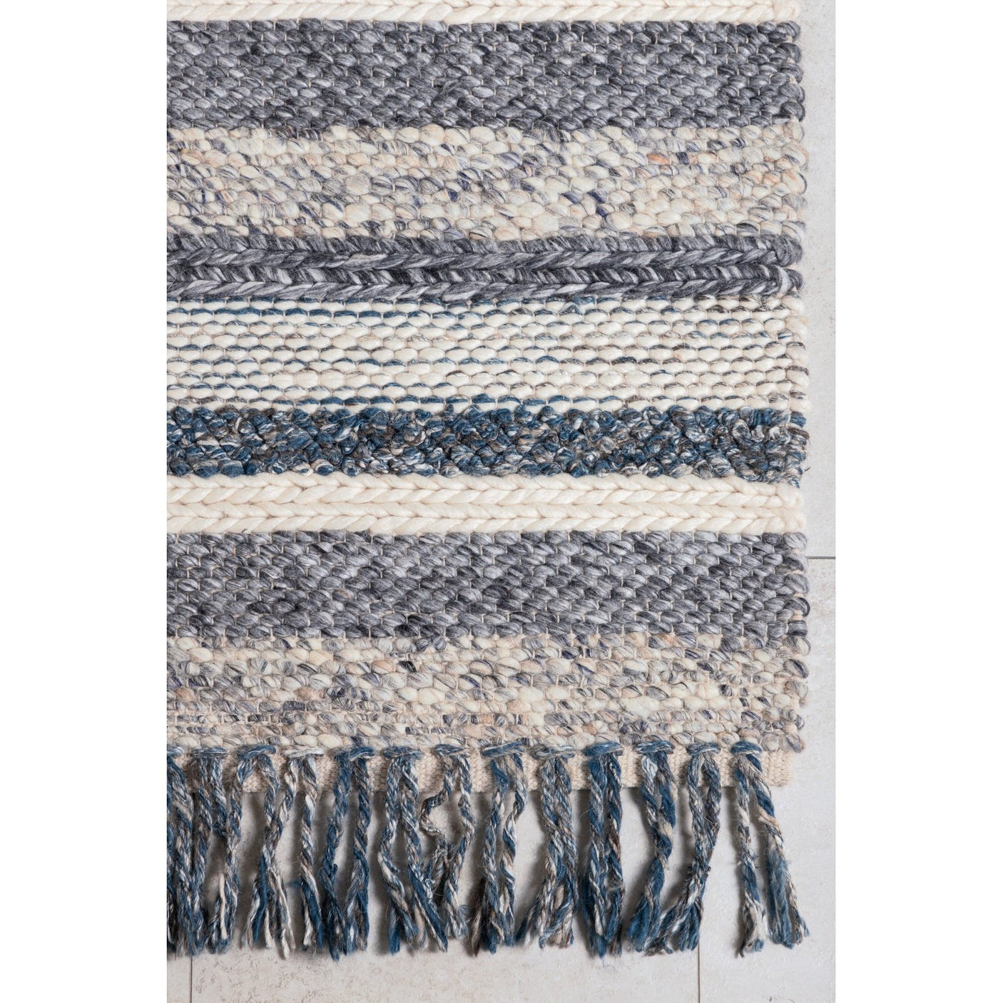 Navy Blue / Grey Venture Design Teppe