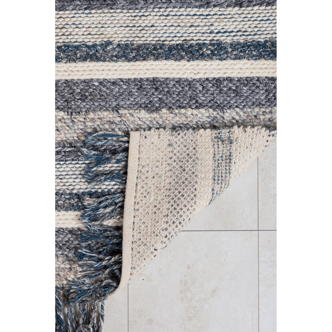 Navy Blue / Grey Venture Design Teppe