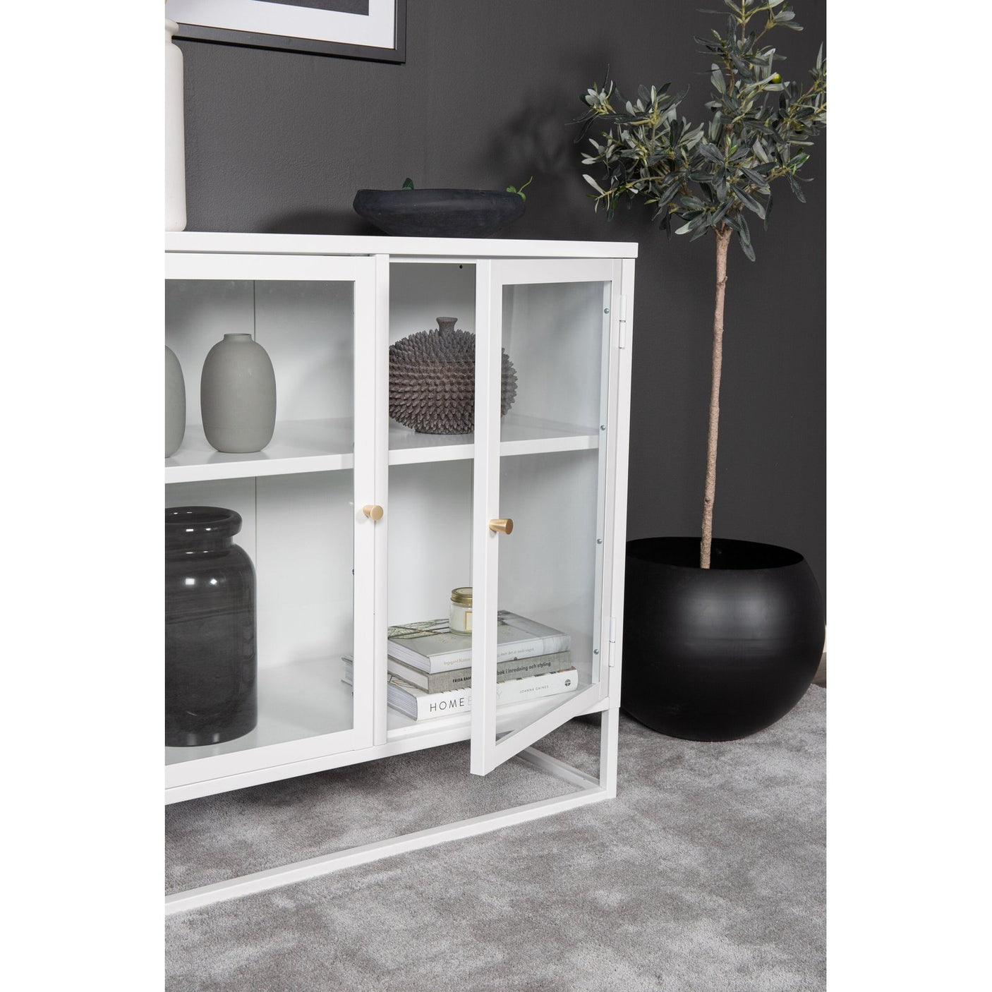 Bakal vitrineskap åpent Venture Design Vitrineskap