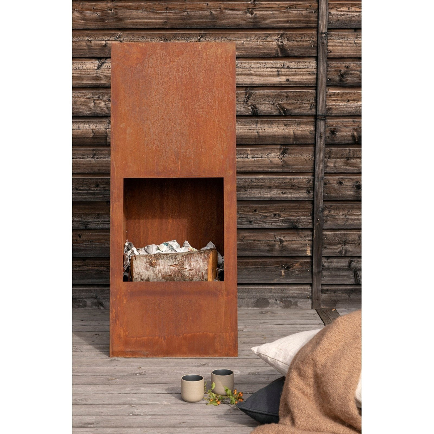 Bastian ildsted kube Venture Design Utekjøkken