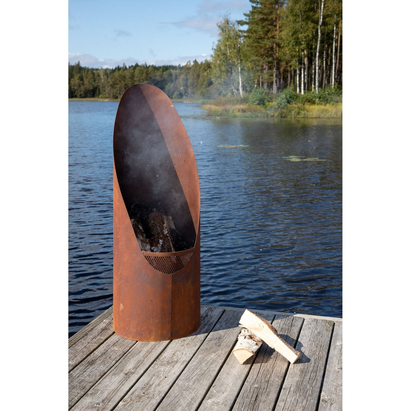 Bastian ildsted rund Venture Design Utekjøkken