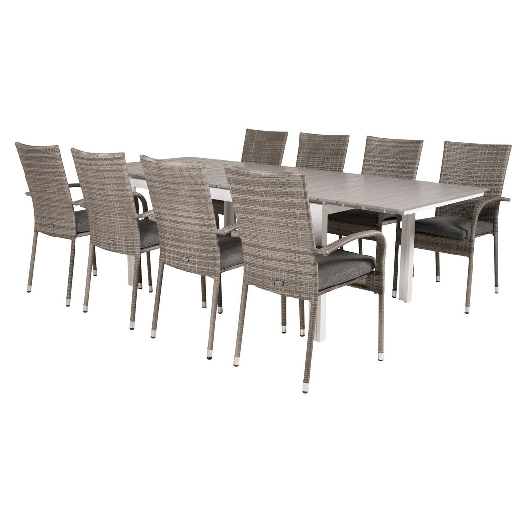 Levels bord 160/240 + Anna stoler Venture Design Spisegruppe