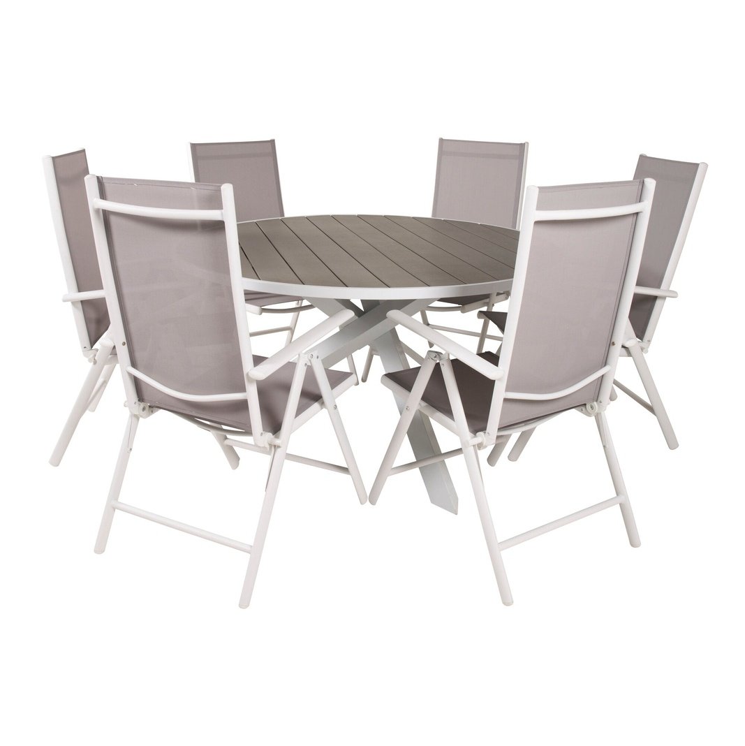 Parma Bord ø 140 + Break stoler Venture Design Spisegruppe