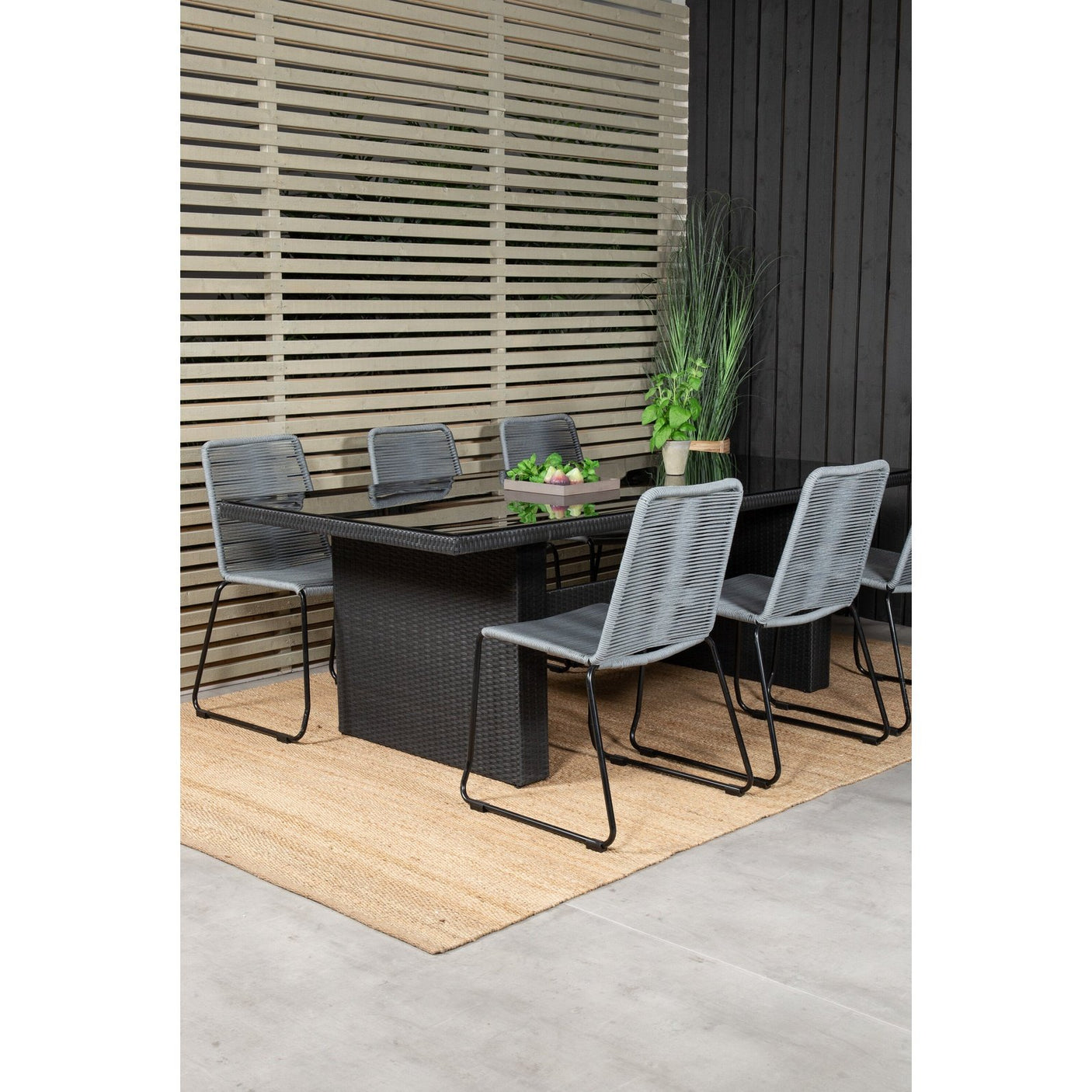 Padova Spisebord 200*100 + Lindos spisestoler / Venture Design Spisegruppe