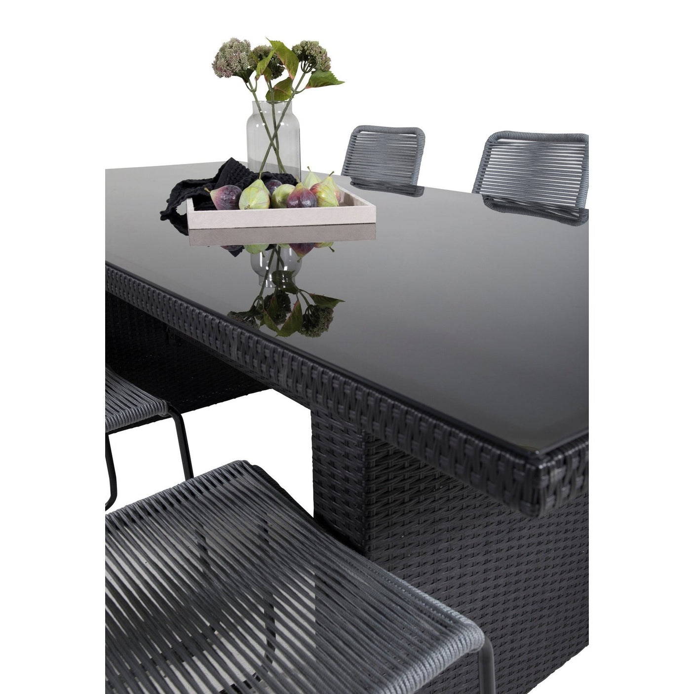 Padova Spisebord 200*100 + Lindos spisestoler / Venture Design Spisegruppe