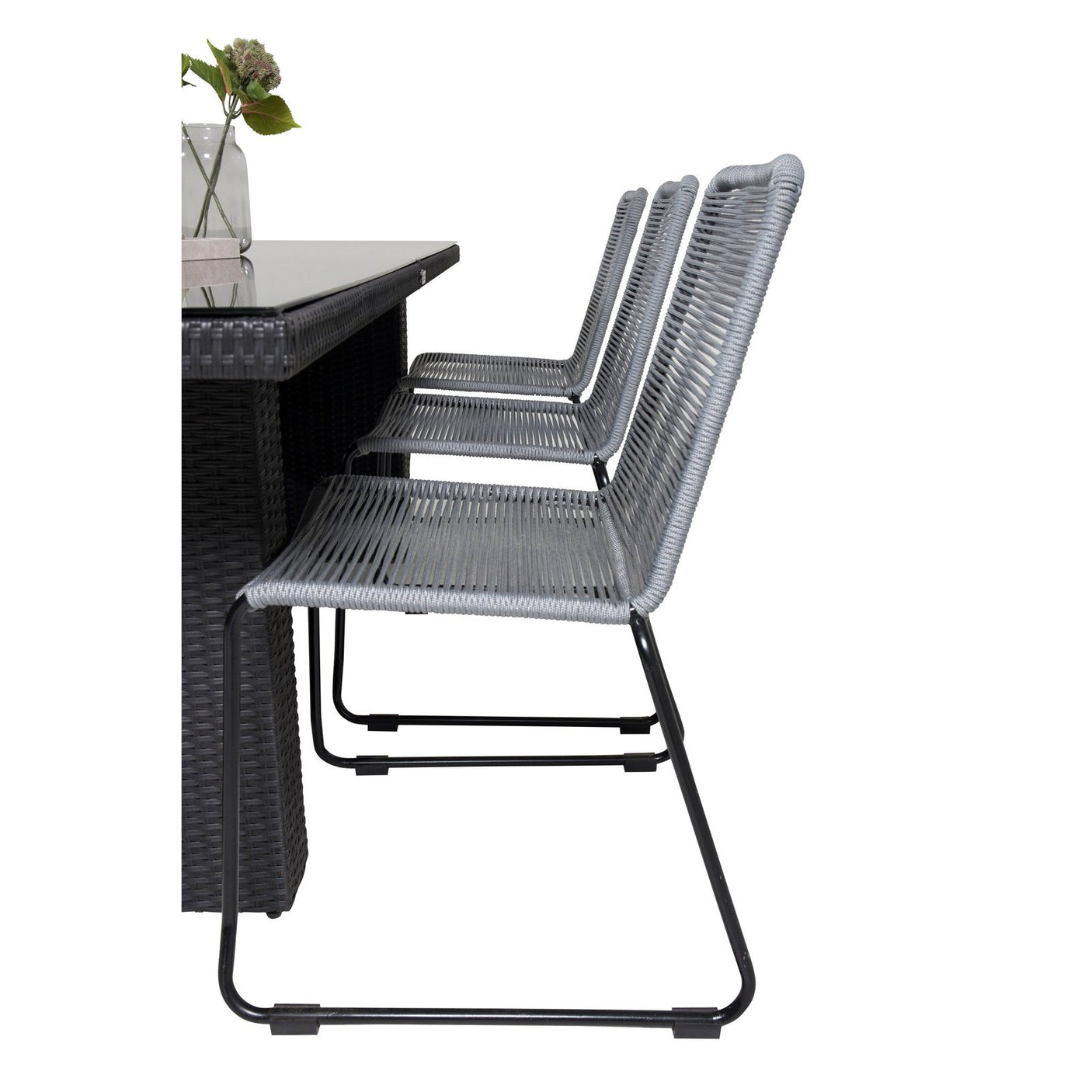 Padova Spisebord 200*100 + Lindos spisestoler / Venture Design Spisegruppe