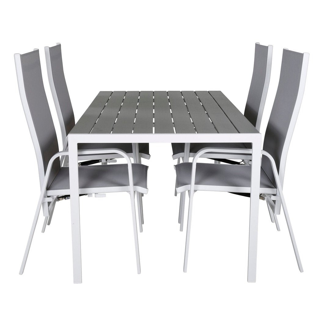Break spisebord 150*90 + Copacabana Lenestol Venture Design Spisegruppe