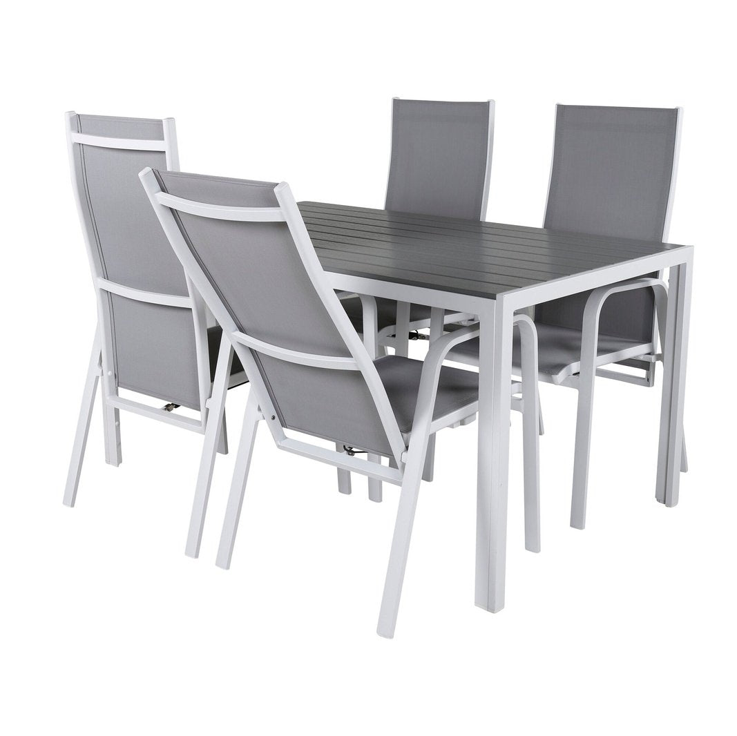 Break spisebord 150*90 + Copacabana Lenestol Venture Design Spisegruppe