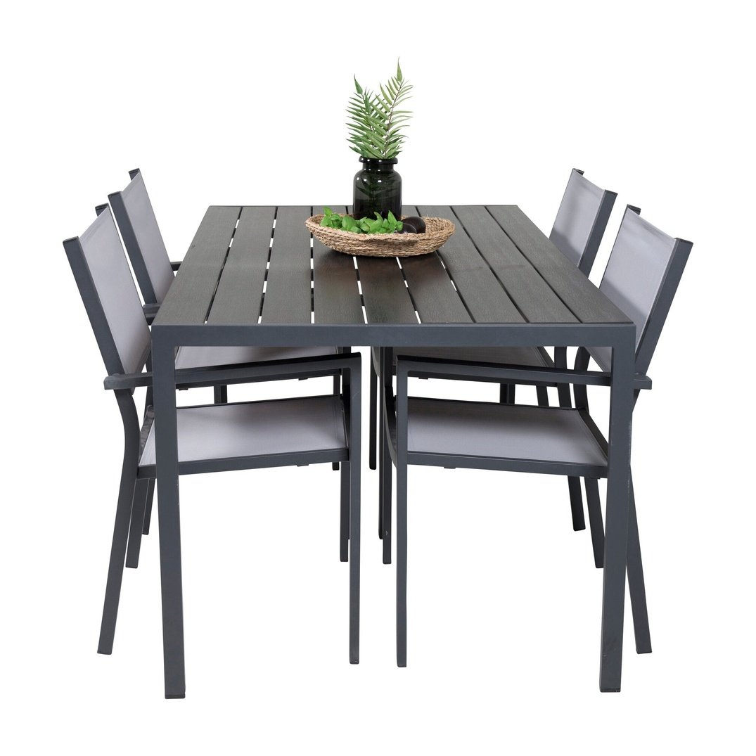 Break Dining Table 150*90 + Copacabana Lenestol Venture Design Spisegruppe